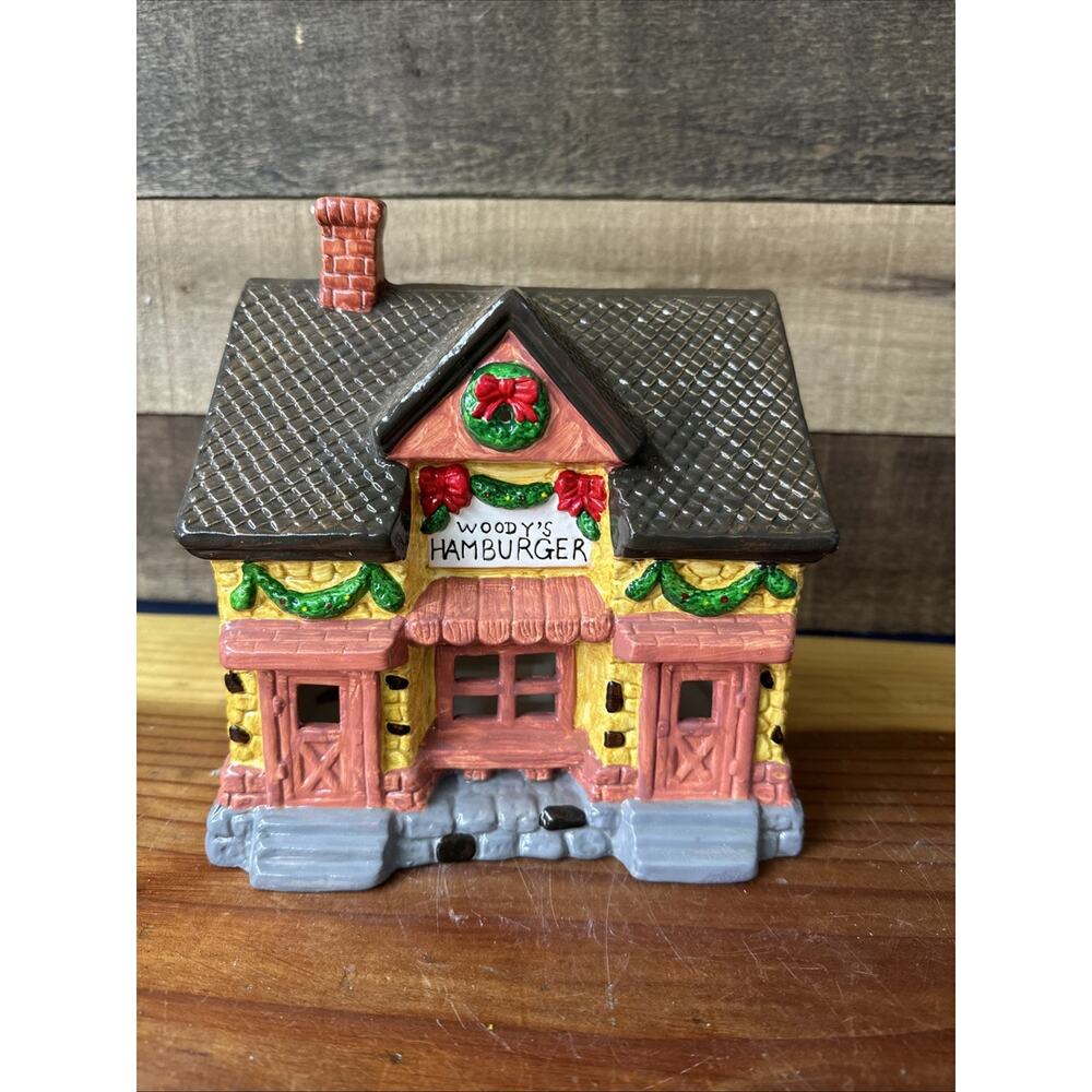 Woody's Hamburger Christmas Village Christmas Giant